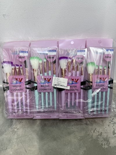 LY-85291#ชุดแปรงแต่งหน้า 1*5pcs. คละแบบ 12 ชิ้น /โหล ราคา 39 บาท