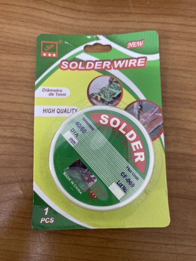 T55530#ตะกั่วบัดกรี 40g. บรรจุ12ชิ้น/แพ็ค ราคา20/ชิ้น