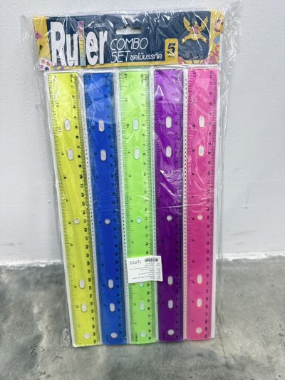 20920#ไม้บรรทัด 5PCS. 12 ชิ้น /โหล ราคา 20 บาท