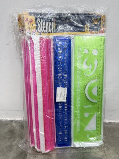 20921#ไม้บรรทัด 3PCS. 12 ชิ้น /โหล ราคา 20 บาท