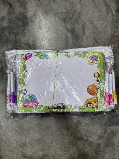 กระดานไวท์บอร์ด ABC 12 ชิ้น /โหล ราคา 20 บาท