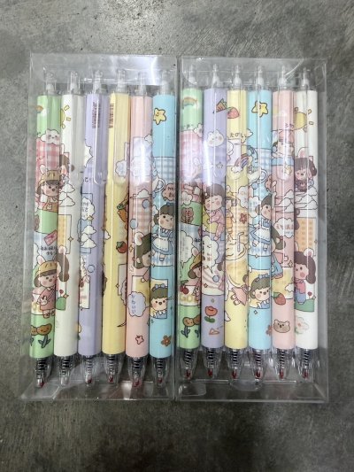 55905#ปากกา1*6 12 ชิ้น /โหล ราคา 20 บาท