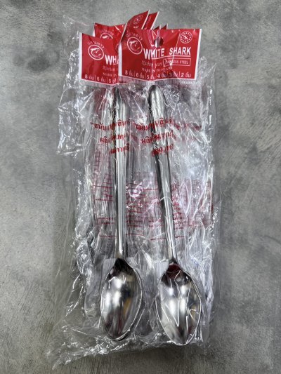 ชุดช้อนกาแฟยาว #NO.504/3 12 ชิ้น /โหล ราคา25บาท