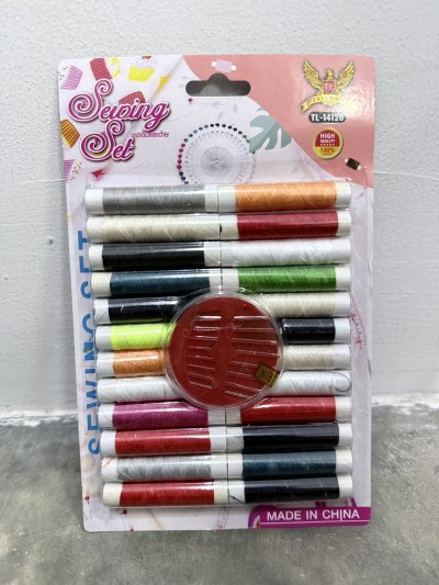 14120#ชุดเข็มและด้าย 25PCS. 12 ชิ้น /โหล ราคา 20 บาท