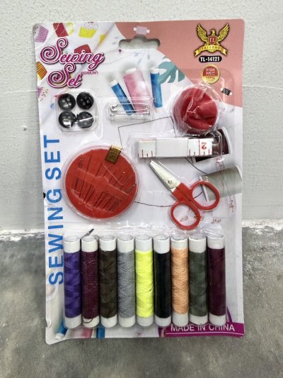 14121#ชุดเย็บผ้า 12 ชิ้น /โหล ราคา 20 บาท