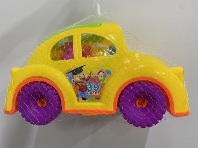 813089#รถโฟล์คหยอดบล๊อค39ชิ้น 6688