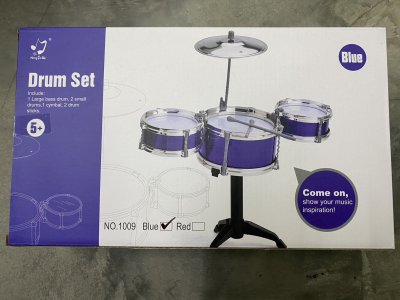 101032#กลองแจ๊สกล่องขาวเล็ก 1009