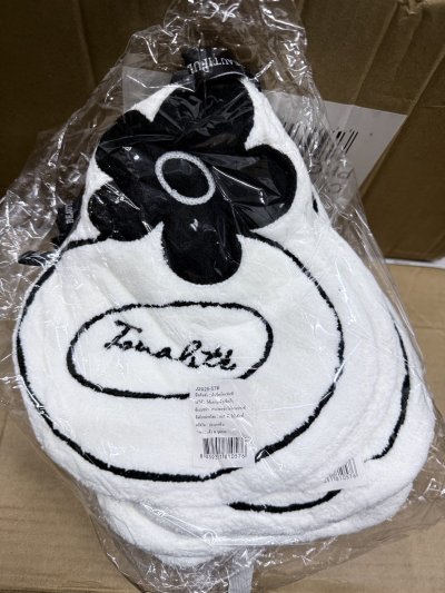 J2025-57#ผ้าเช็ดมือ 3D ดอกไม้ 12 ชิ้น /โหล ราคา 20 บาท