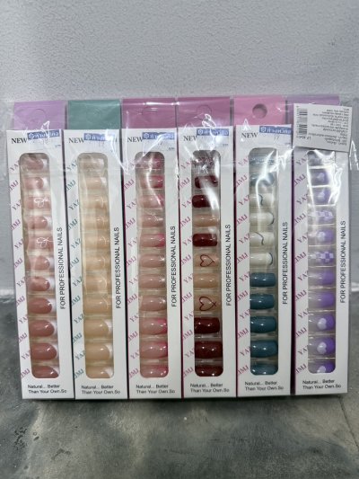 LY-85411#เล็บปลอม 12 ชิ้น /โหล ราคา 19 บาท