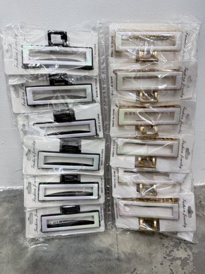 81590#กิ๊บหนีบผม 12 ชิ้น /โหล ราคา 19 บาท