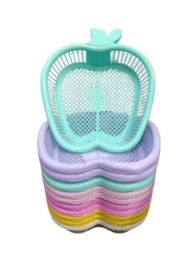 NO.222-1#ตะกร้าแอปเปิ้ล 12 ชิ้น /โหล ราคา 10 บาท