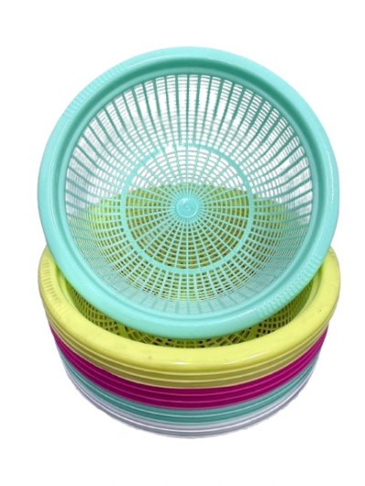 NO.125#ตะกร้ากลม (ใหญ่) 12 ชิ้น /โหล ราคา 10 บาท