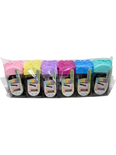 LY-83134#กิ๊บดำแบบโค้ง 12 ชิ้น /โหล ราคา 10 บาท