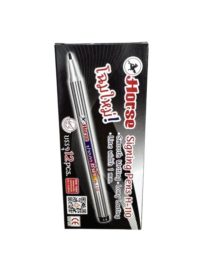ปากกาเมจิกเล็ก#ดำ 12 ชิ้น /โหล ราคา 10 บาท