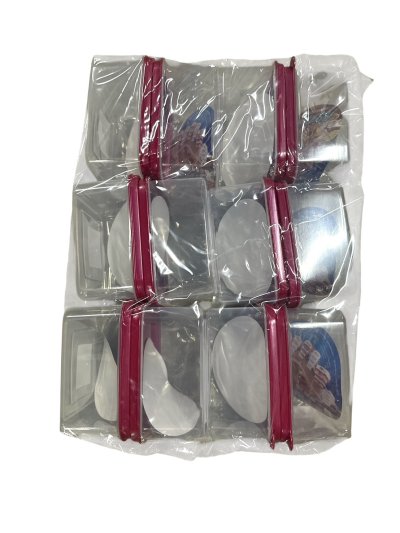 No.218L#กล่องถนอมอาหารจตุรัสจิ๋ว 12ชิ้น /โหล ราคา 10 บาท