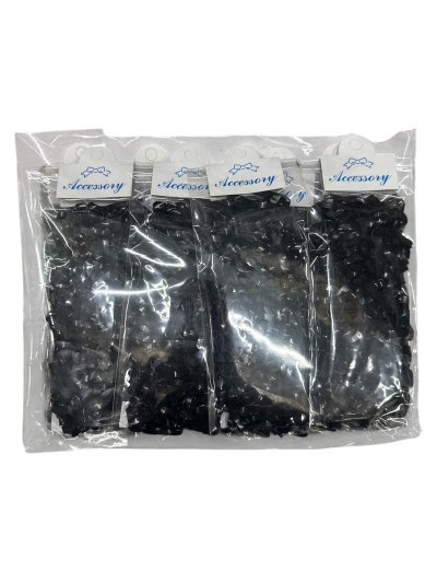 ยางรัดผมดำใหญ่12ชิ้น/โหลราคา10บาท