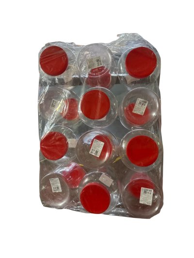 038-L#โหลอินดี้ 2250 ml.-ฝาโบราณ 12ชิ้น/โหล ราคา 25 บาท