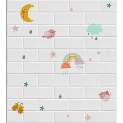 ZC-42276#วอลเปเปอร์ 12ชิ้น /โหล ราคา 20 บาท