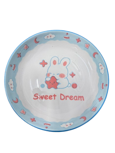 P-36-642#จานเซรามิก 8นิ้ว 12ชิ้น /โหล ราคา 20 บาท