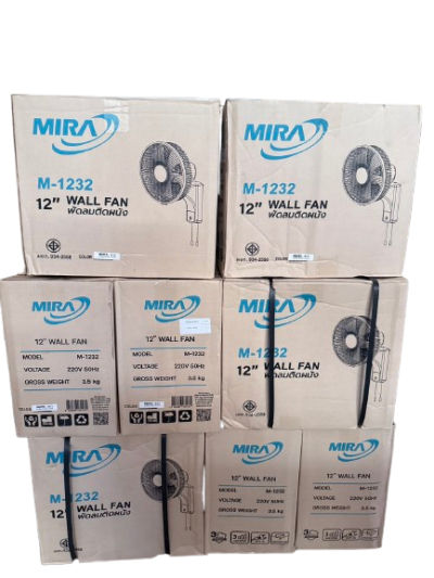 MIRA M-1232 พัดลมติดผนัง12นิ้ว5ใบพัด