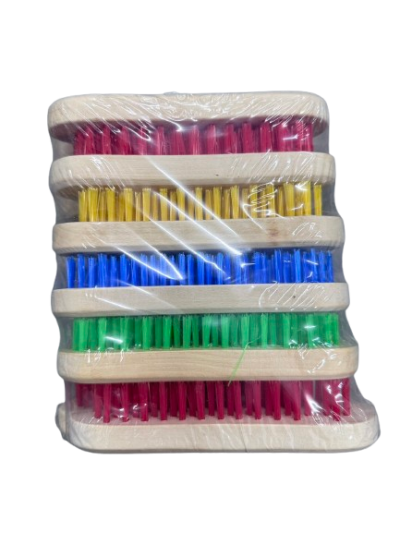 17632#แปรงซักผ้าไม้ 12ชิ้น /โหล ราคา 10 บาท