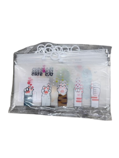 56037#แฟ้มใส่เอกสาร A6 12ชิ้น /โหล ราคา 10 บาท