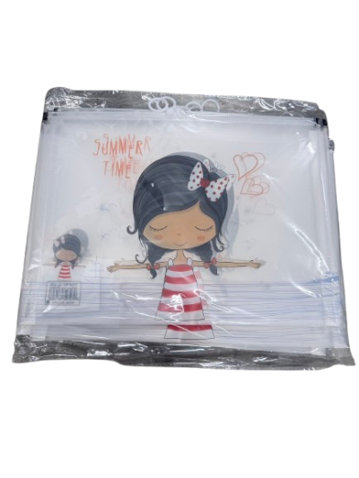 56041#แฟ้มใส่เอกสาร A4 12ชิ้น /โหล ราคา 15 บาท