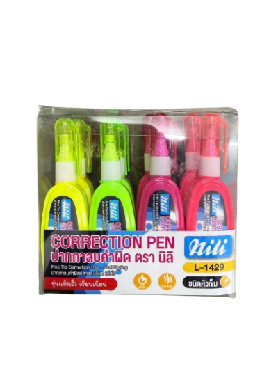 L-1429#ปากกาลบคำผิด 12ชิ้น /โหล ราคา 10 บาท
