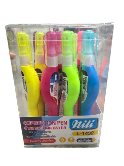 L-1432#ปากกาลบคำผิด 12ชิ้น /โหล ราคา 10 บาท