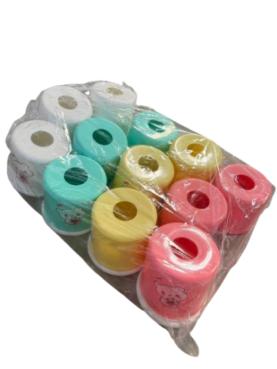 A-135#กล่องทิชชู่เรนโบว์ 12ชิ้น /โหล ราคา 20 บาท