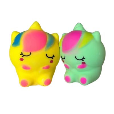 B2439#ตุ๊กตามือบีบรูปยูนิคอร์น 12ชิ้น /โหล ราคา 10 บาท