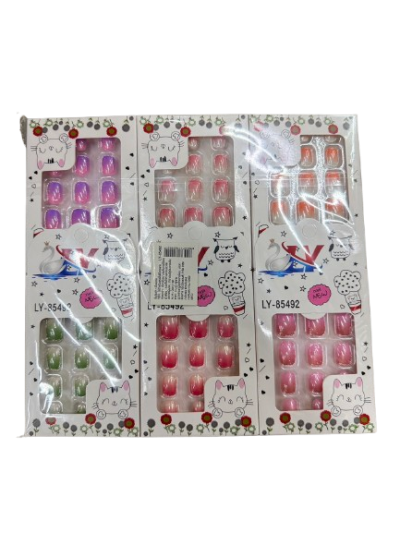 85492#เล็บปลอม 12ชิ้น /โหล ราคา 10 บาท
