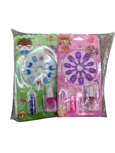 85475#เล็บปลอม+กลิตเตอร์ 12ชิ้น /โหล ราคา10 บาท