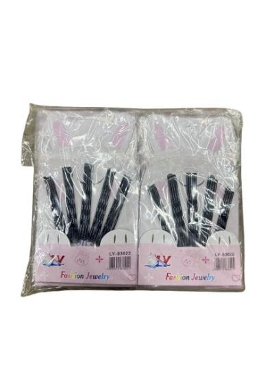 83622#กิ๊บติดผม แบบหยัก 12ชิ้น /โหล ราคา 10 บาท