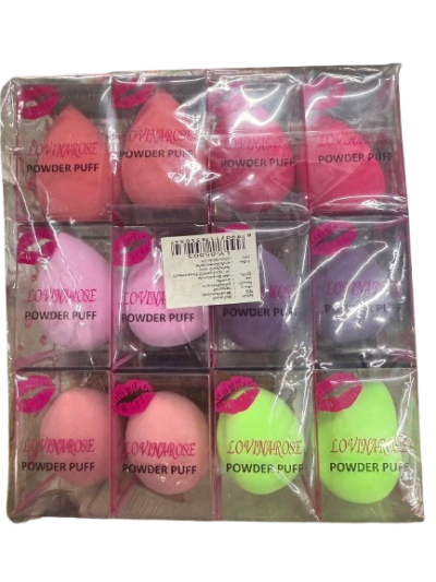 85503#ฟองน้ำแต่งหน้า 12ชิ้น /โหล ราคา 10 บาท