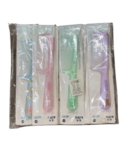 86173#หวีสีหวาน คละแบบ 12ชิ้น/แพ็ค ราคา 15 บาท
