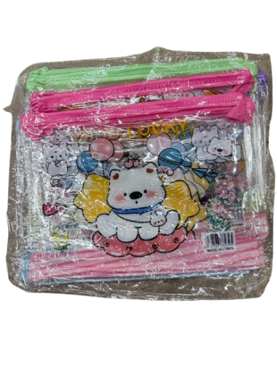 LY-72506#กระเป๋าดินสอคละลาย 12ชิ้น /โหล ราคา10 บาท