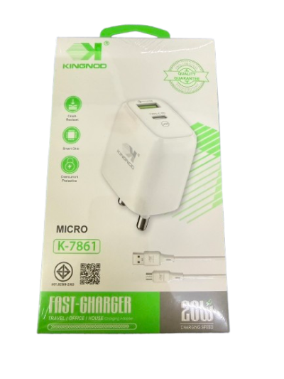 K-7861#ชุดชาร์จ USB+C to Micro