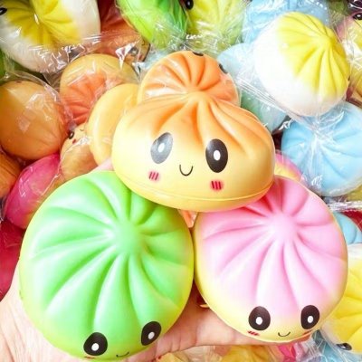 66852#สกุชชี่ซาลาเปา 12ชิ้น /กล่อง ราคา 29 บาท