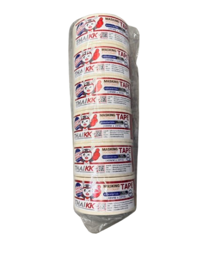 เทปกระดาษย่น 48MMx45YD 6ชิ้น /แพ็ค ราคา 35 บาท