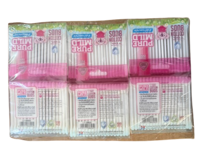LY-88606#คอตตอนบัต 12ชิ้น/แพ็ค ราคา10บาท