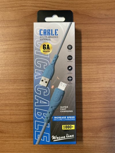 J079-01#สายชาร์ต 12ชิ้น/แพ็ค ราคา20บาท