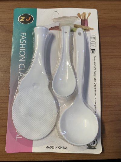 A286-03#ทัพพี 3ชิ้น 12ชิ้น/แพ็ค ราคา20บาท