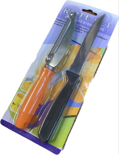 A042-11  ปอก+มีด 12ชิ้น/แพ็ค ราคา20บาท