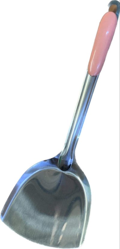 A042-49  ตะหลิวเลสด้ามสี 12ชิ้น/แพ็ค ราคา20บาท