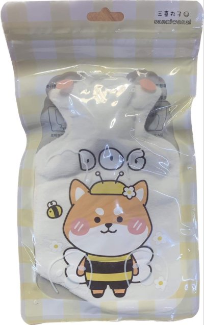 T53956#ถุงน้ำร้อนผ้ากำมะหยี่ 12ชิ้น/แพ็ค ราคา20บาท