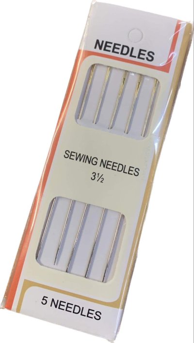 SS55007#เข็มก้นทองขนาด3.5บรรจุ 12ชิ้น/แพ็ค ราคา 15บาท/ชิ้น