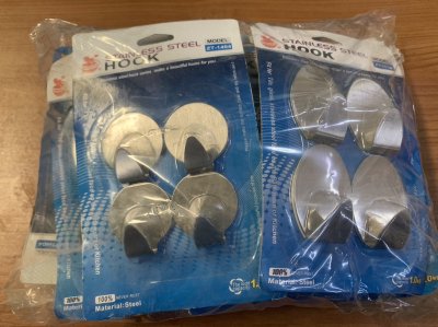 ขอแขวนเลสคละแบบ #J121./SP