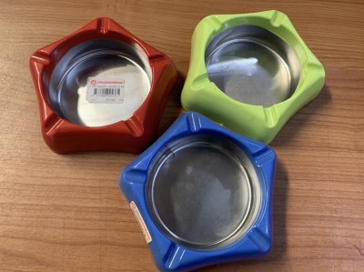 J727-04# ที่เขี่ยบุหรี่ ขอบดาวสี /SP