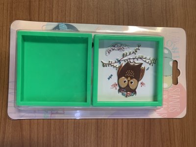 A098-13#กระป๋องปากกาเหลี่ยม บรรจุ12ชิ้น/แพ็ค ราคา20บาท/ชิ้น